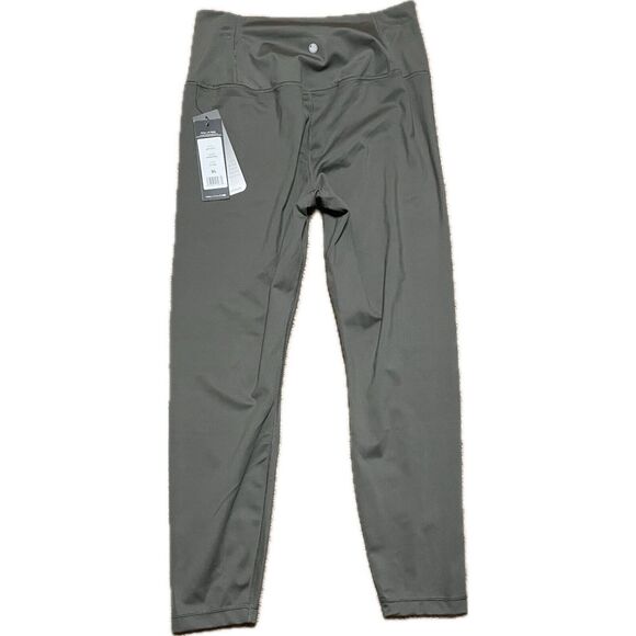 NWT Yogalicious Lux Powerlux 7/8 Ankle High Rise Leggings Oakmoss XL - Picture 2 of 3